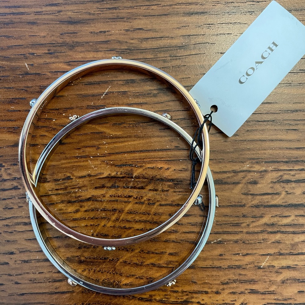 Coach Two Piece Bangle Set - Picture 3 of 6
